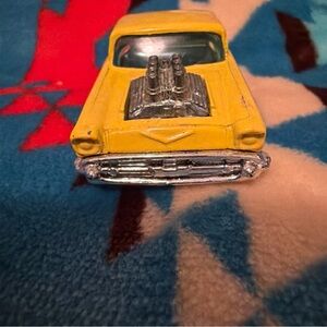 Classic Yellow Hot Wheels ‘57 Chevy Die-Cast Car made in 1976